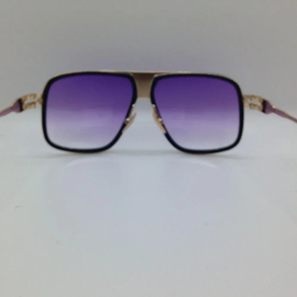 Unbranded Men's Black and Blue Sunglasses